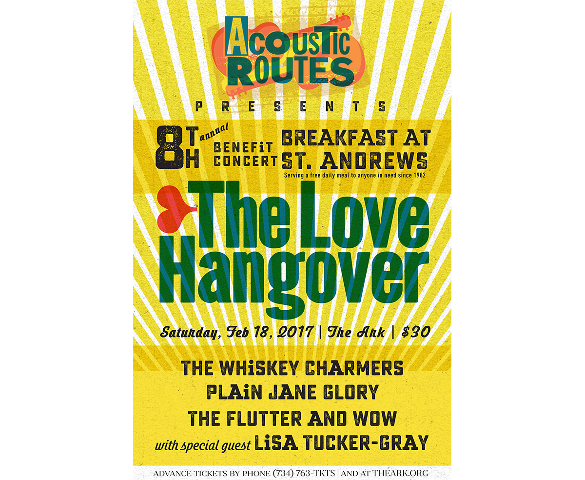 The love hangover concert poster