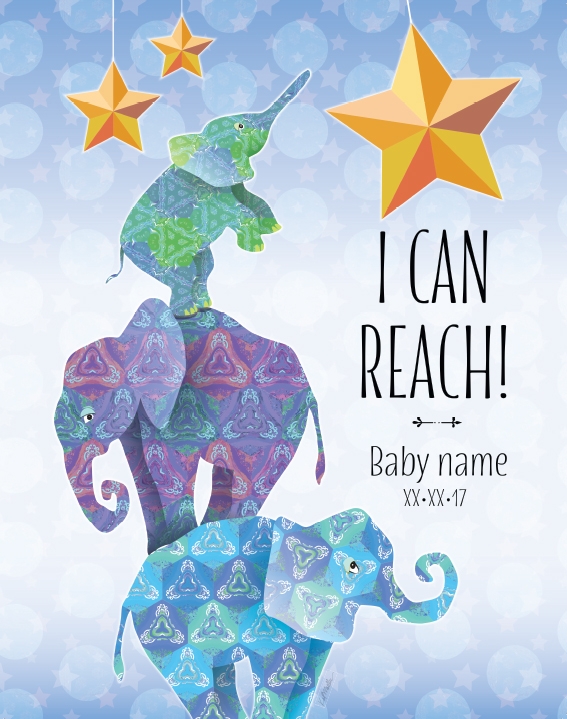 I Can Reach baby poster