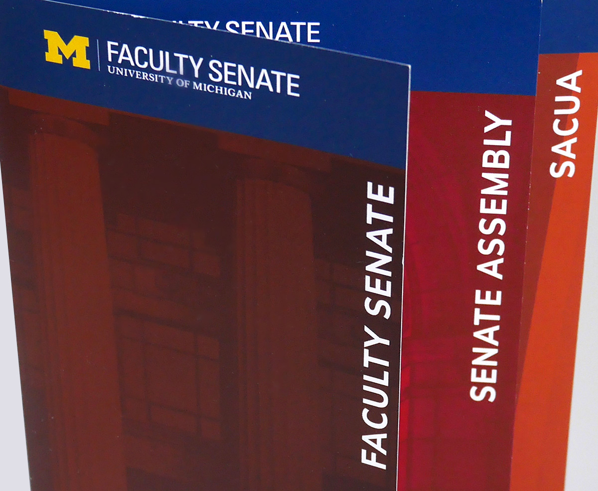 Faculty Senate brochures-detail