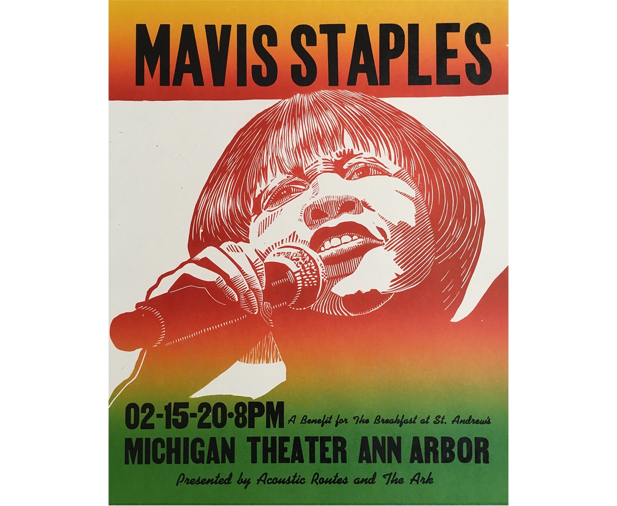 Mavis Staples Concert Poster