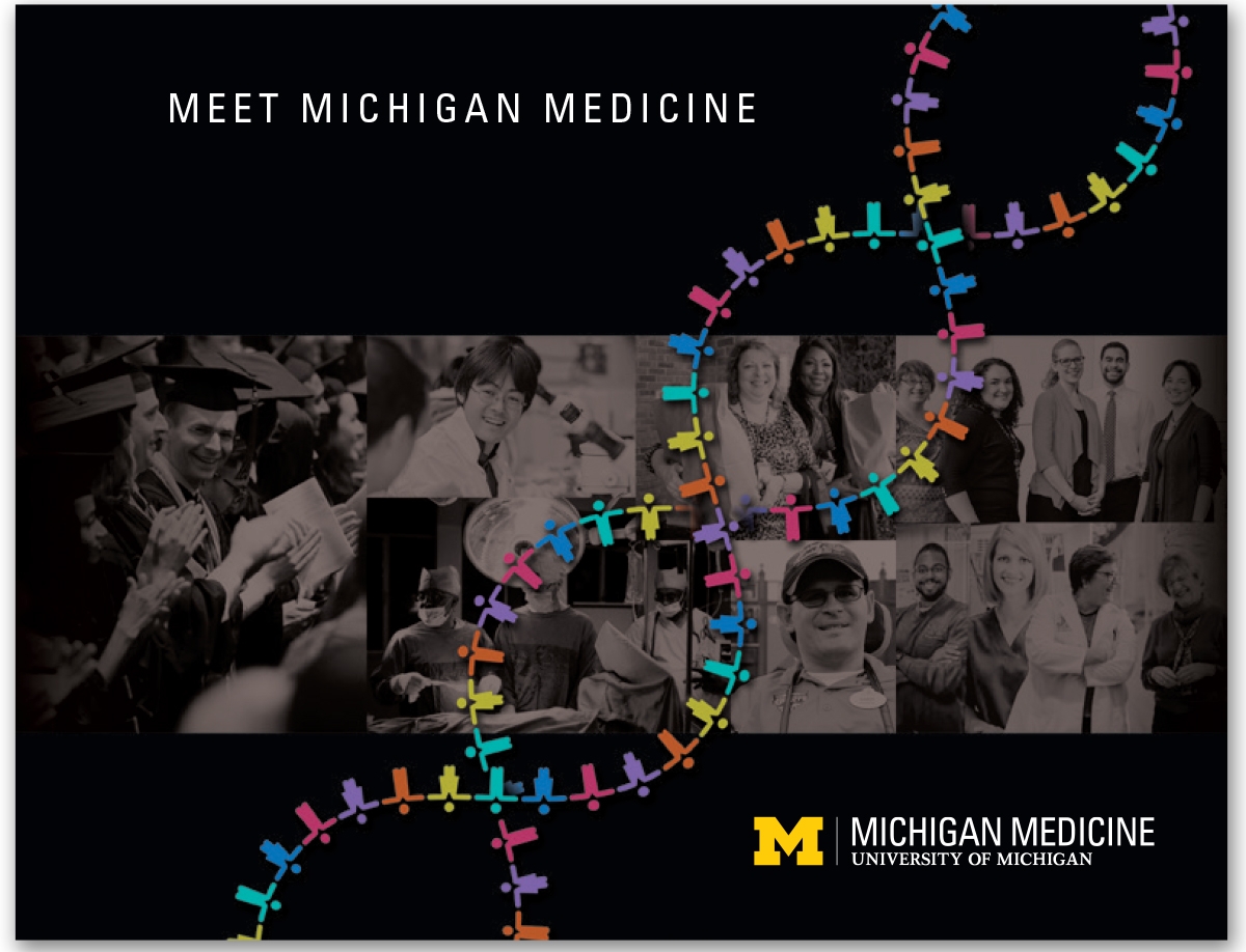 Michigan Medicine annual report 2017 cover